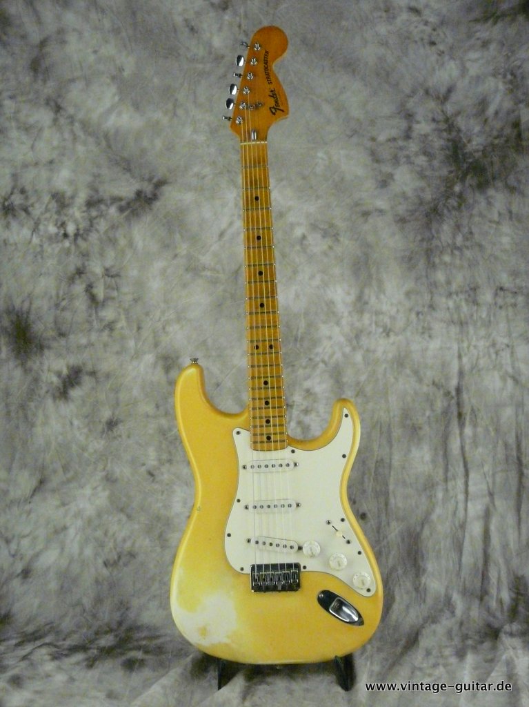 Fender Stratocaster Hardtail 1977 Olympic White Guitar For