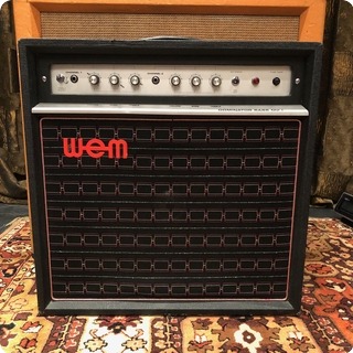 Wem Vintage 1970s Wem Watkins Dominator Bass Mki 1x15 Valve Amplifier