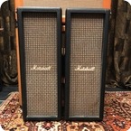 Marshall Vintage 1970s Marshall Checkerboard 2x10 PA Speaker Columns Cabinets