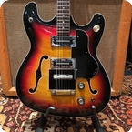 Burns-Vintage 1966 Baldwin Burns Vibraslim Sunburst Semi Acoustic Guitar