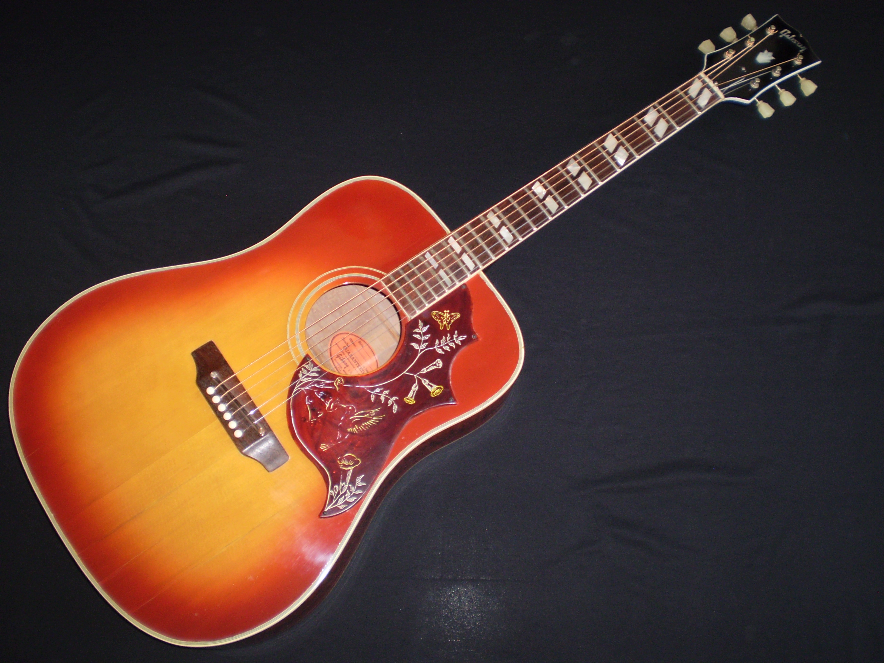 Gibson Hummingbird 1968 Sunburst Guitar For Sale Glenns Guitars