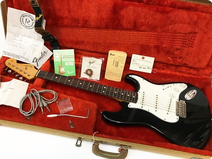 Fender Stratocaster American 62 Vintage Re Issue – Pre Owned – 1986 Avri 1986 Black