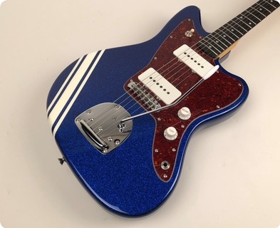 Bell & Hern Jazzcaster 2018 My Aim Is Blue Sparkle