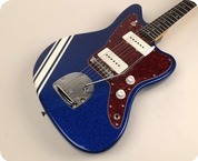 Bell Hern JazzCaster 2018 My Aim Is Blue Sparkle