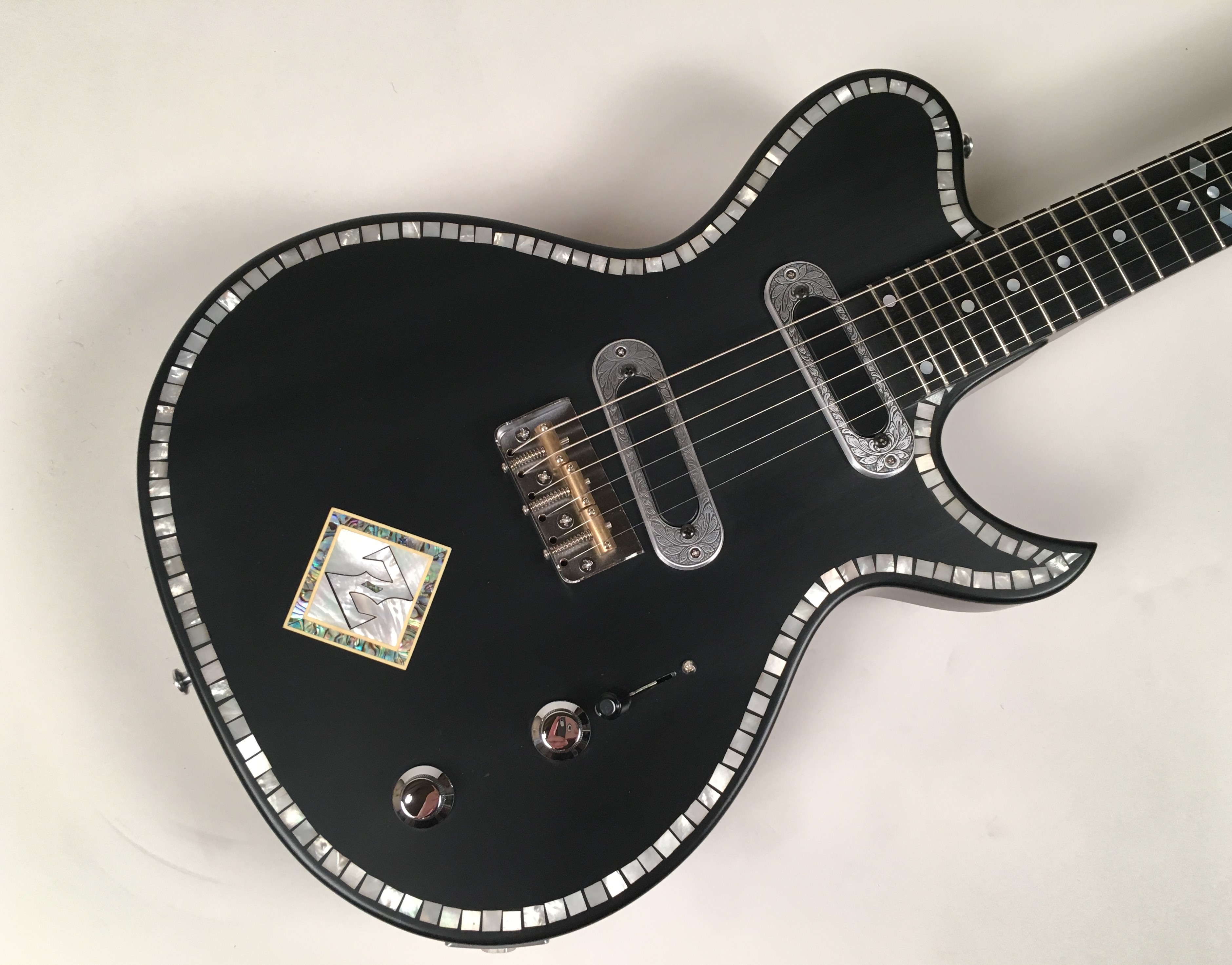 Zemaitis CS24 3A 2S BK 2010's Matte Black Guitar For Sale Guitars West
