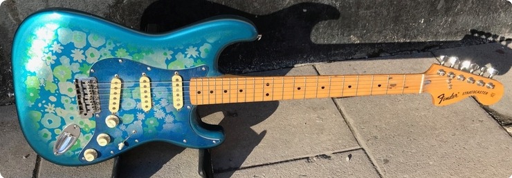 Fender Straotcaster / Blue Floral 1986 Blue Floral