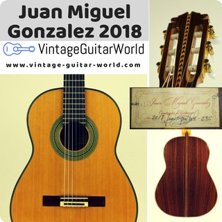 Juan Miguel Gonzalez 1a Signed 2018