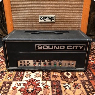 Sound City Vintage 1973 Sound City 120 B120 Bass Valve Amplifier Head