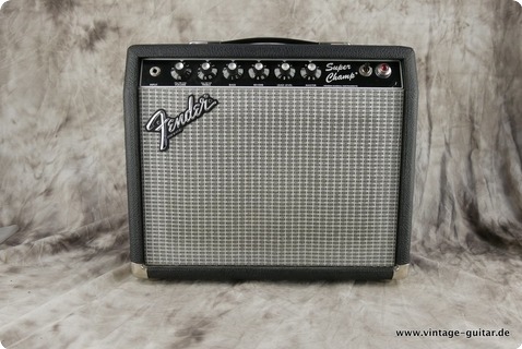 Fender Super Champ 1984 Black Tolex