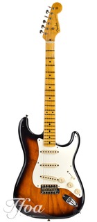 Fender Custom Shop 55 Stratocaster 2 Tone Sunburst Journeyman Relic