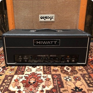 Hiwatt Vintage 1969 Hiwatt 200 200w Custom Built Ap Dr201 Amplifier