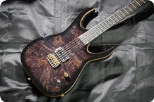 Valenti Guitars Callisto Custom 021 Ex Demo Price 2017 Trans Black And Gold