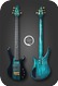 Valenti Guitars -  Antares 5corpio Trans Cobalt Green