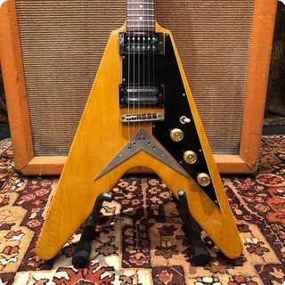 Ibanez Vintage 1977 Ibanez Rocket Roll Korina Flying V Japan Guitar