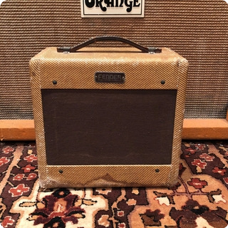Fender Vintage 1954 Fender Champ Amp 5c1 Tweed Valve Tube Amplifier