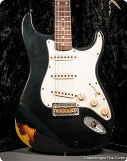 Fender Stratocaster Custom Shop 1960 Limited Edition 2005 Black Over Sunburst