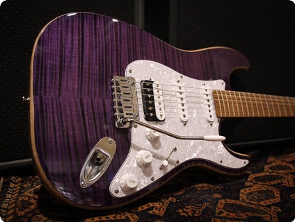 Sonnemo Guitars Custom Master St Purple Flame