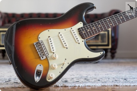 Fender Stratocaster Slab 1962 Sunburst