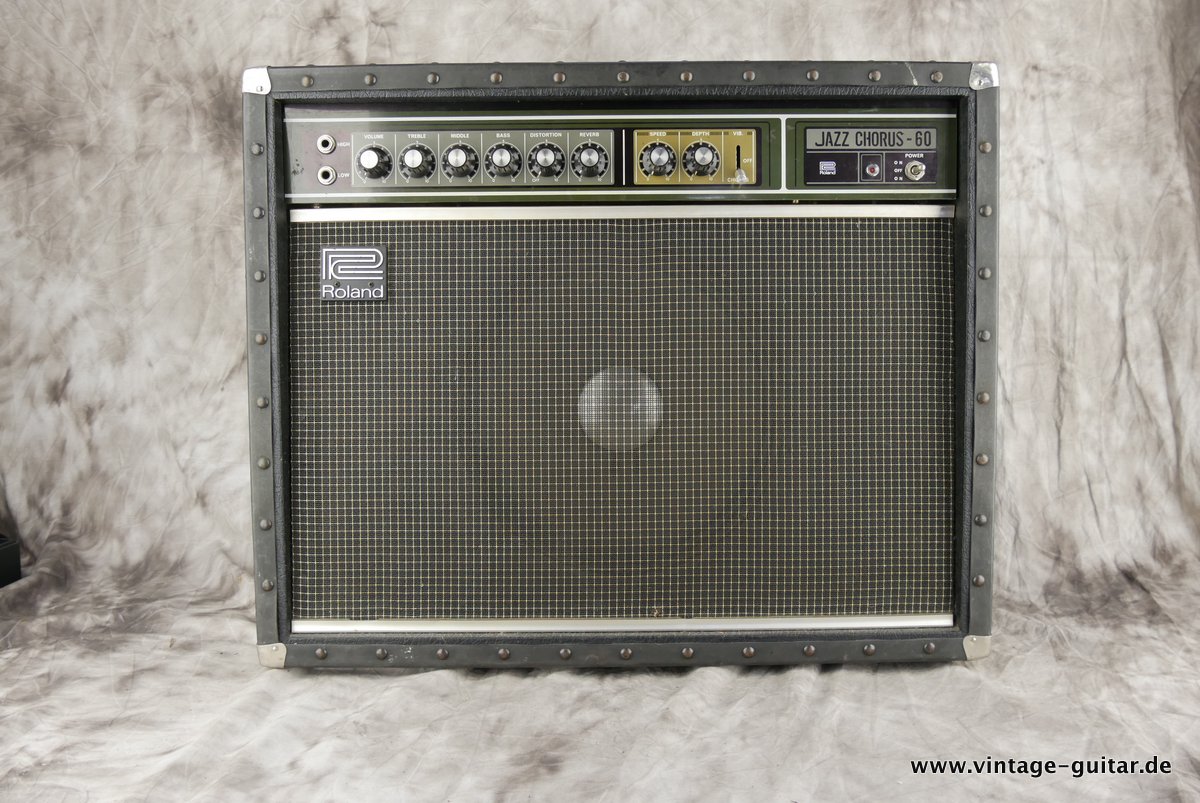 Roland Jazz Chorus 60 JC 60 1980's Black Tolex Amp For Sale 