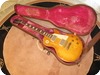 Lifton Brown Mid late 1950s Les Paul Case 4 Latch 1957 Brown Pink Interior