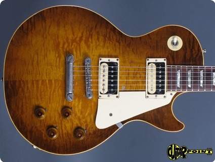 Gibson Les Paul Standard Flametop Reissue 1982 Tobacco Burst