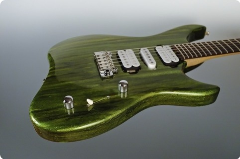 M.o.v. Guitars Viola Sp24 Flattop Green Drip Metallic