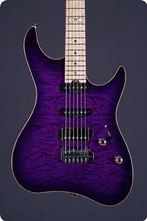 M.o.v. Guitars Viola Sp22 T Hss Deep Purple Burst