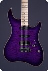 M.O.V. Guitars-Viola SP22 T-HSS-Deep Purple Burst