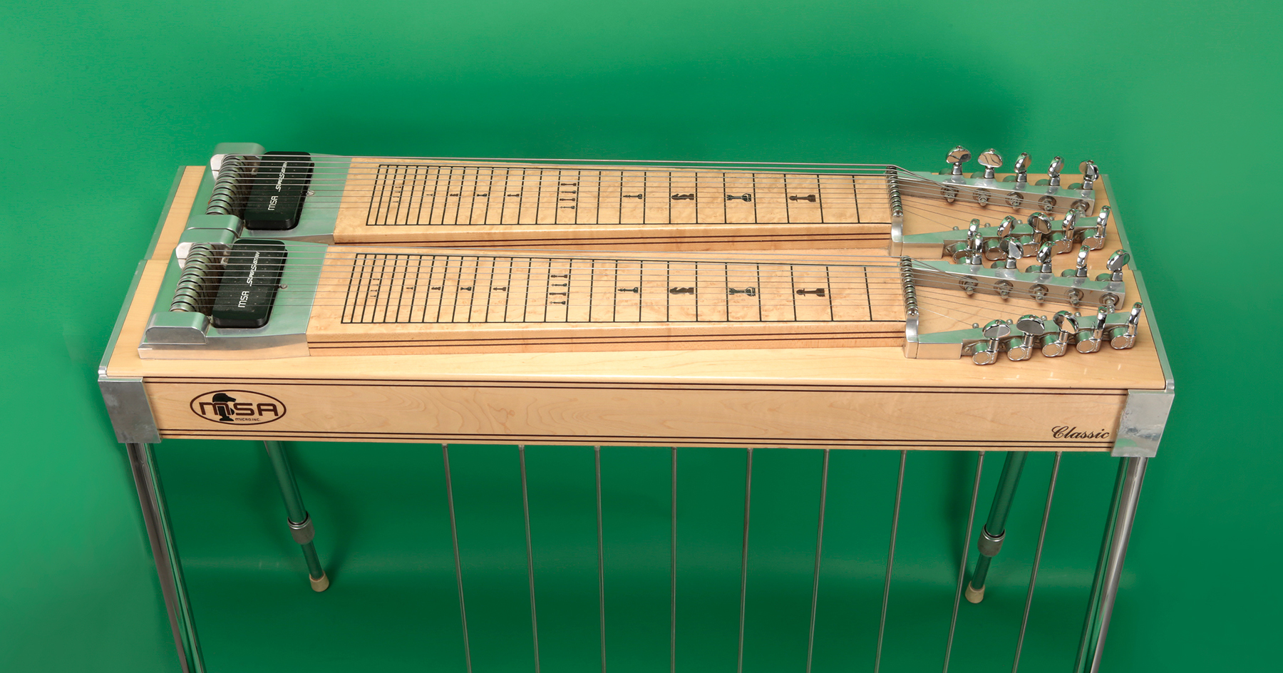 MSA Classic Pedal Steel Guitar 1977 Natural Guitar For Sale Jay Rosen Music