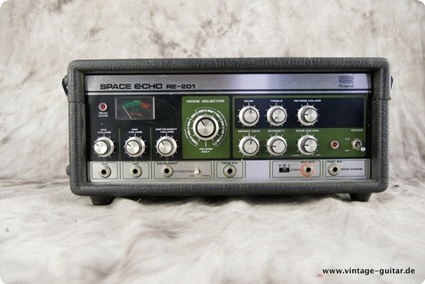 Roland Space Echo Re 201 Black Tolex