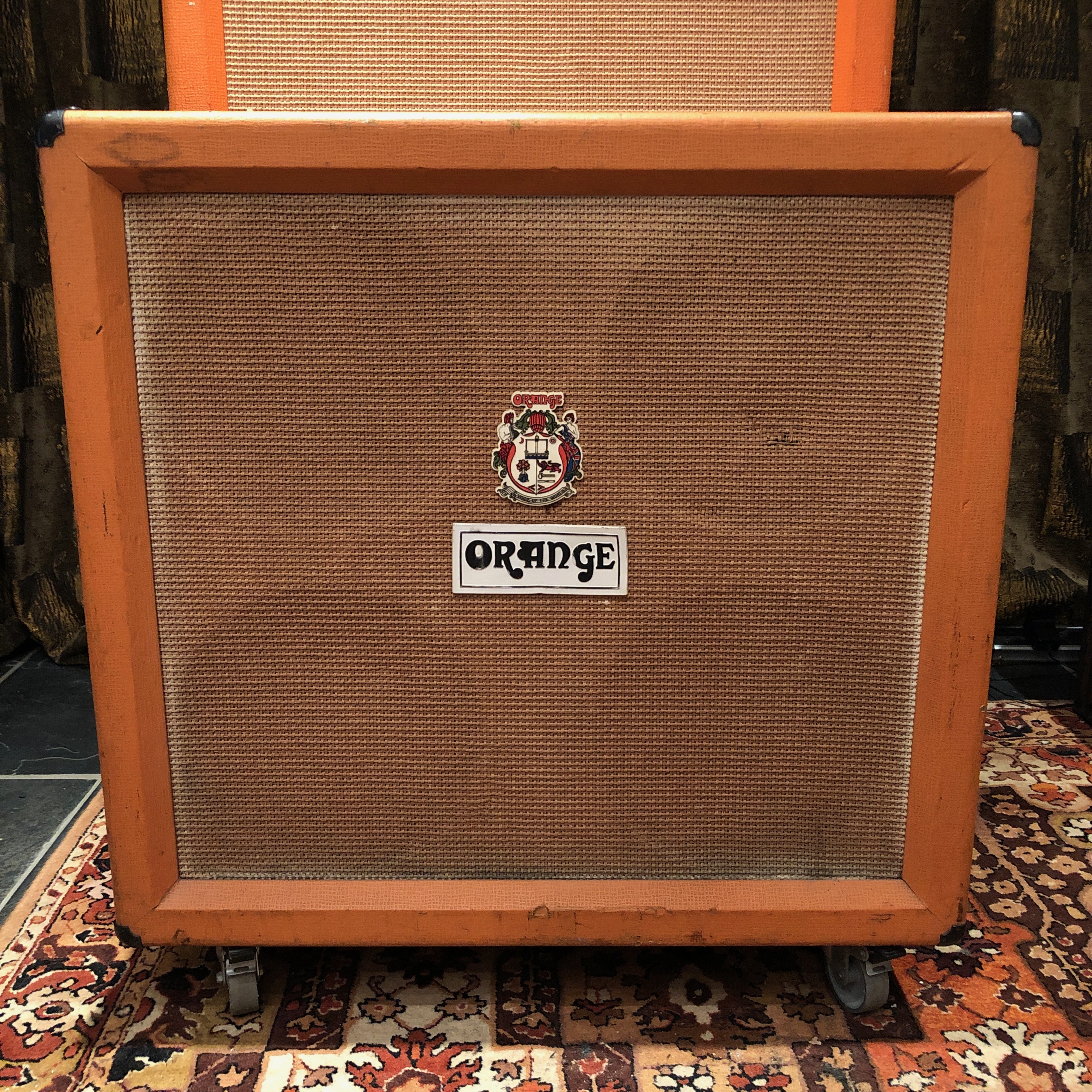 Orange Vintage 1974 Orange 4x12 Original Guitar Cabinet Amplifier