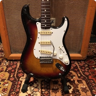 Fender Vintage 1982 Fender Squier Jv Japan Mij Sunburst Stratocaster Guitar