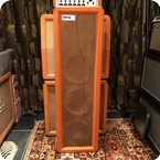 Matamp Vintage 1960s Orange Matamp 4x12 Original PA Column Cabinet