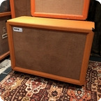 Matamp-Vintage 1968 Orange Matamp 4x12 Original Offset Cabinet Fane