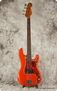 Fender Precision Bass 1965 Fiesta Red Refinish