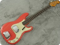 Fender Precision Bass 1963 Fiesta Red Refin