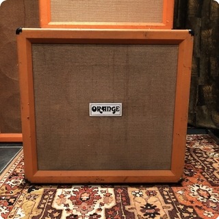 Orange Vintage 1975 Orange 4x12 Original Guitar Cabinet Amplifier Celestion T1217