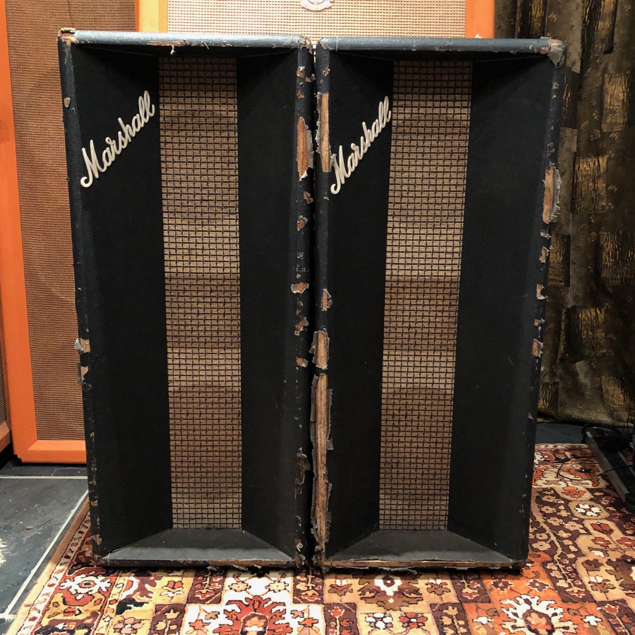 Marshall Vintage 1972 Marshall Pair 1x10 1x12 Model 2047 Pa