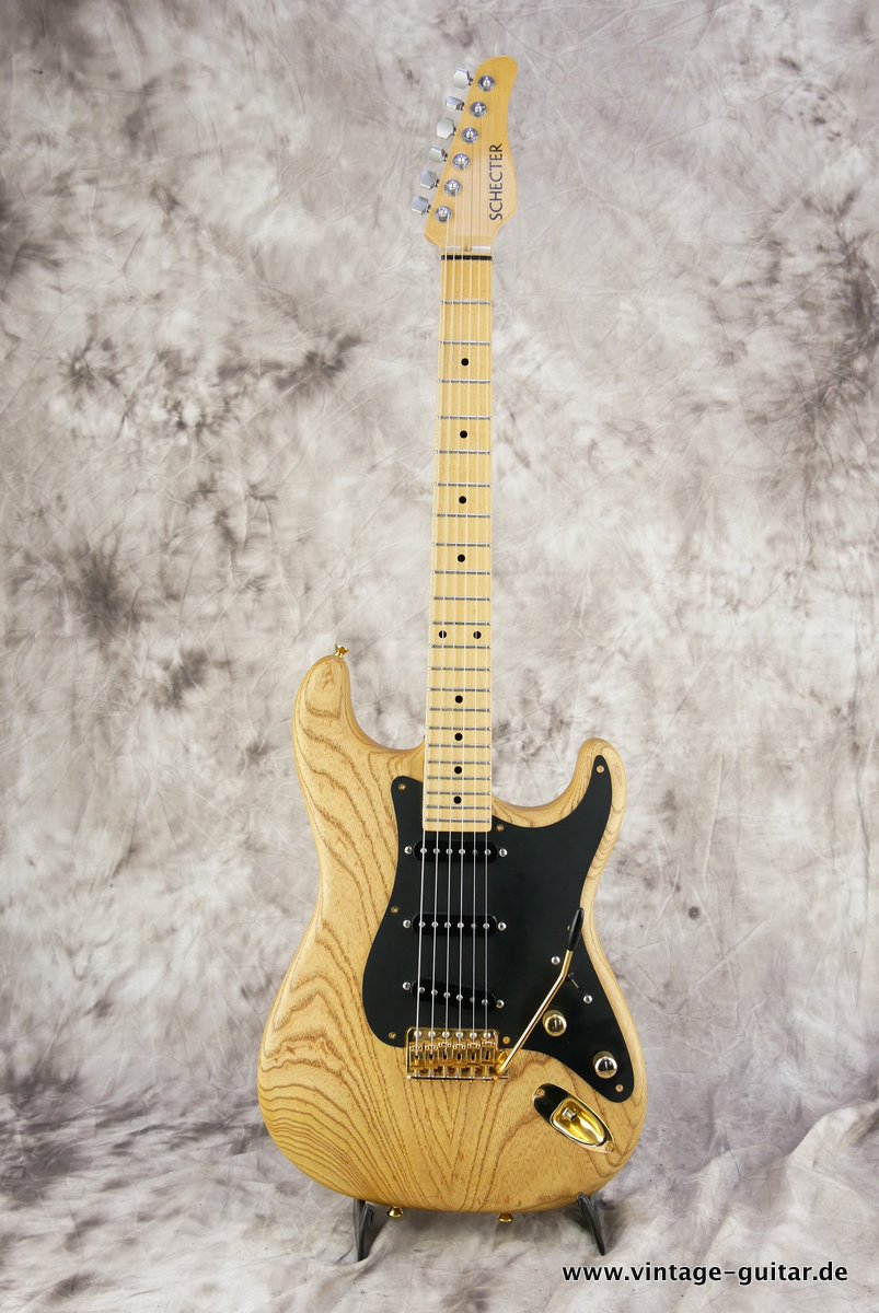 Schecter California Custom 1998 Natural Guitar For Sale