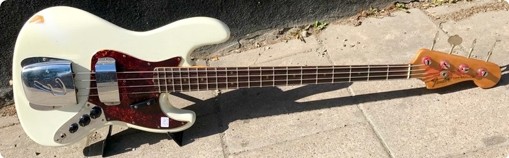 Fender Jazz Bass   Refin 1964 Olympicwhite