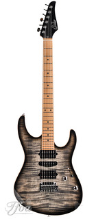 Suhr Modern Plus Trans Charcoal Burst Hsh Roasted Maple