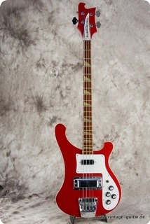 Rickenbacker 4001 Stereo Bass 1986 Metallic Red