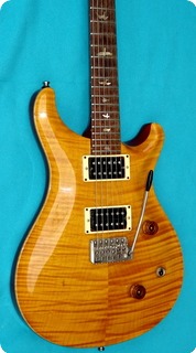 Paul Reed Smith Prs Custom 24 Dragon Pickups 1989 Honey Flam Top