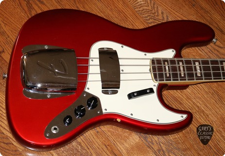 Fender Jazz Bass   (feb0338)  1967 Candy Apple Red 