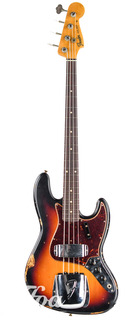 Fender Custom 64 Jazz Bass Relic 3 Tone Sunburst