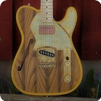 Paoletti Guitars Nancy Thinline 2018 Natural Rustic Yellow