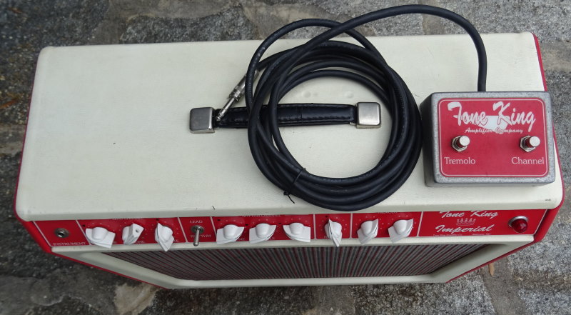 Titicacasøen bund tilfredshed Tone King Imperial MKI 1990 Red/White Amp For Sale Hendrix Guitars