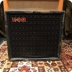 WEM Vintage 1970s WEM Watkins 1x18 Guitar PA Bass Cabinet Gauss 8842