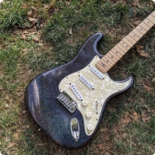 Fender Custom Shop Glitter Stratocaster 1990 Black Holoflake