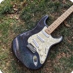 Fender Custom Shop Glitter Stratocaster 1990 Black Holoflake